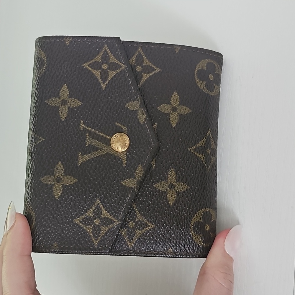 Louis Vuitton Brown Monogram Compact Wallet - Picture 7 of 13